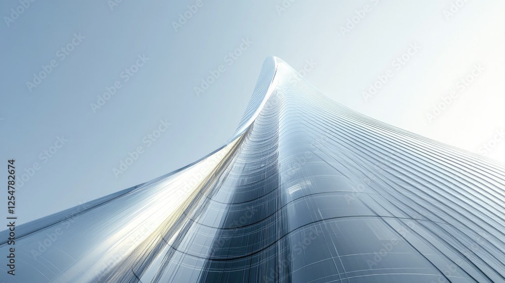 A corporate skyscraper with ultra-modern architecture, its glass exterior shining under the sun. A corporate skyscraper with ultra-modern architecture, its glass exterior shining under the sun.