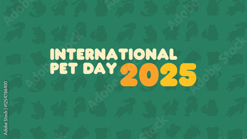 international pet day animal dog cat mouse hamster banner 