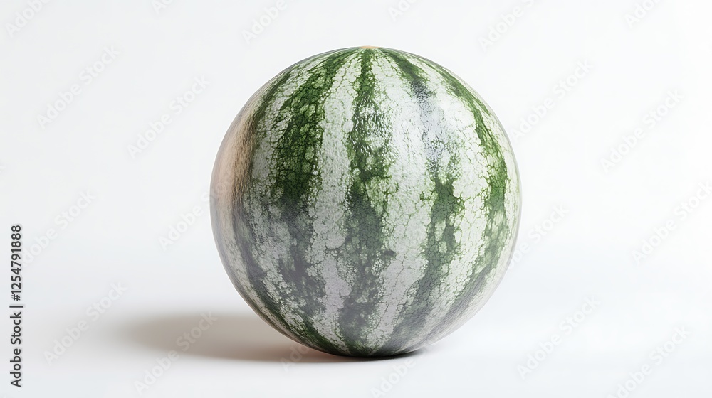 Watermelon on white background, healthy food use Watermelon on white background, healthy food use