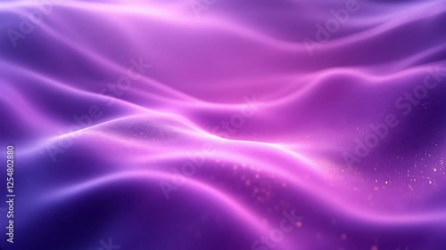 Wallpaper Mural Smooth purple fabric waves flowing with soft lighting effects Torontodigital.ca