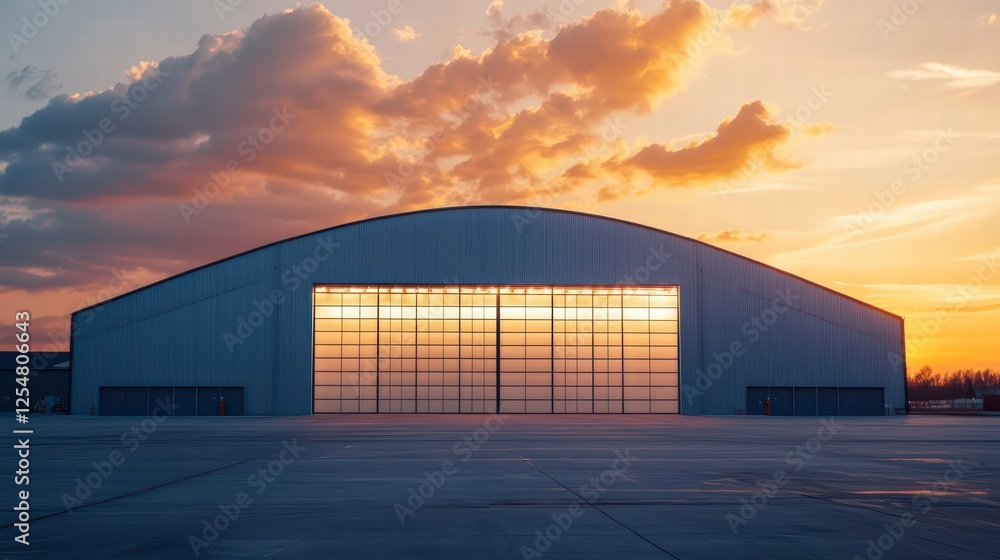 Obraz premium Modern hangar