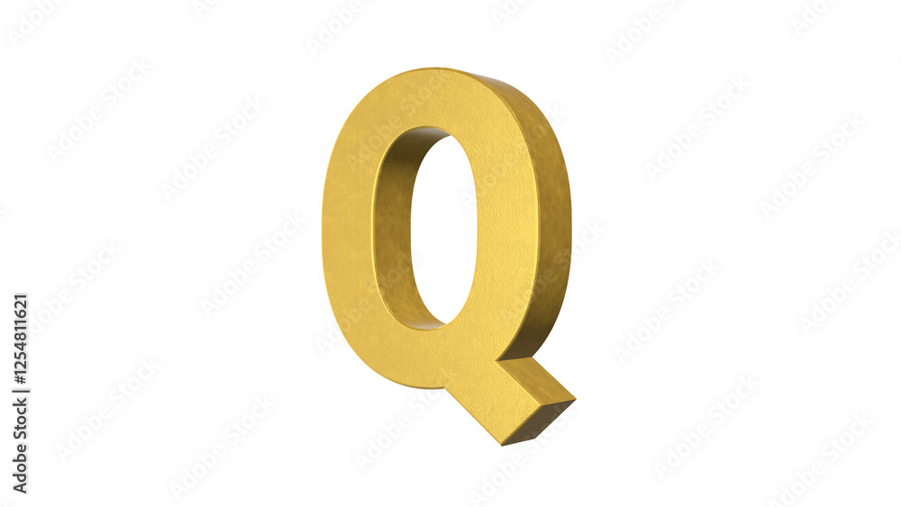 English alphabet Letter Q 4k Illustration. Script text labels. English alphabet Letter Q 4k Illustration. Script text labels.