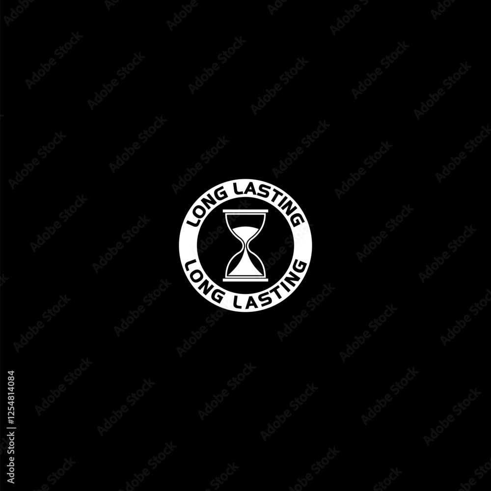 Long lasting icon isolated on dark background Long lasting icon isolated on dark background