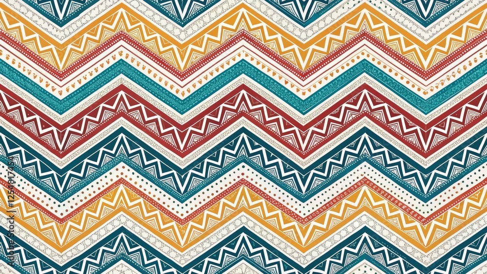 Abstract Zigzag Urban Exploration Photography: Geometric Textures for Marketing Design