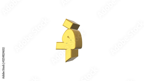 Golden Afghan afghani Currency symbol golden Afghan afghani currency sign.