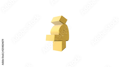 Golden Afghan afghani Currency symbol golden Afghan afghani currency sign.