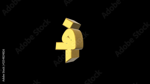 Golden Afghan afghani Currency symbol golden Afghan afghani currency sign.