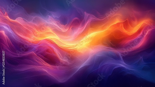 Wallpaper Mural Abstract Colorful Flowing Design Torontodigital.ca