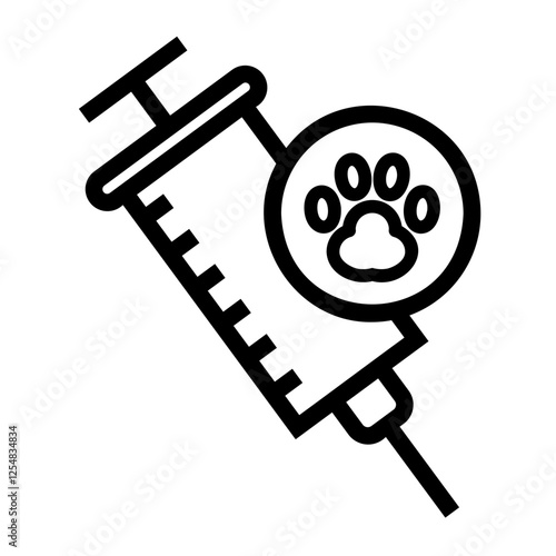 vaccine Line Icon