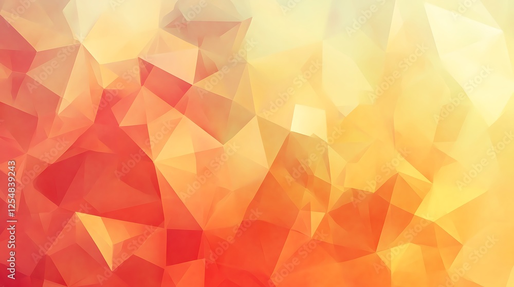 Abstract Orange Yellow Geometric Triangle Pattern Abstract Orange Yellow Geometric Triangle Pattern