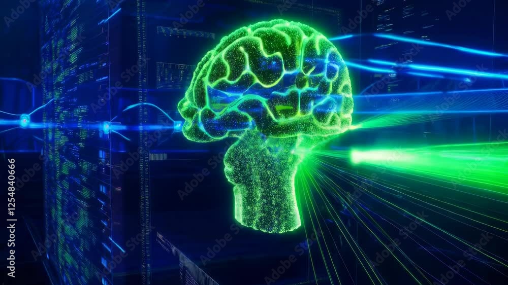 Futuristic Brain Visualization