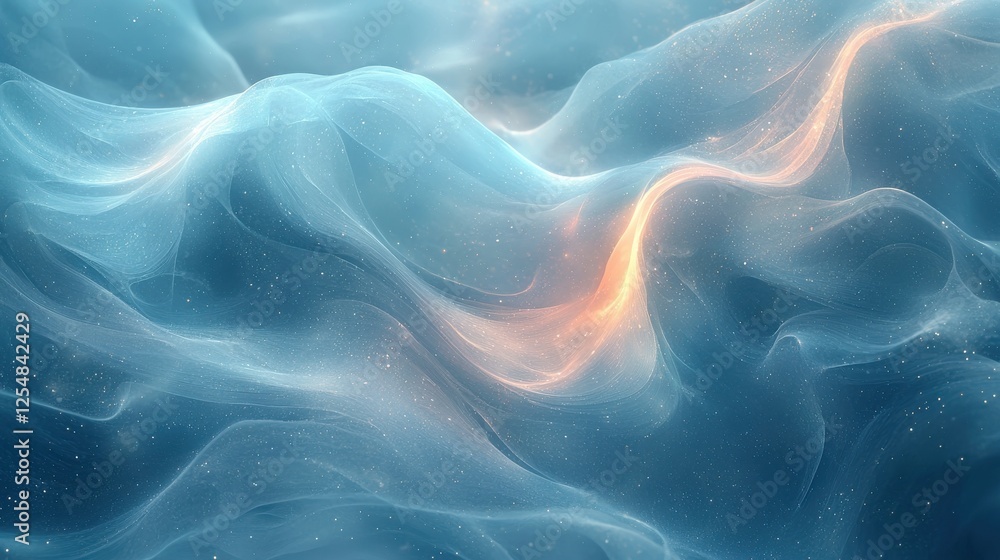 Fototapeta premium Abstract Celestial Landscape