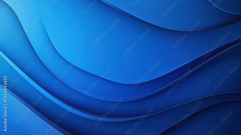 Fluid Blue Waves Create a Calming Abstract Design Fluid Blue Waves Create a Calming Abstract Design