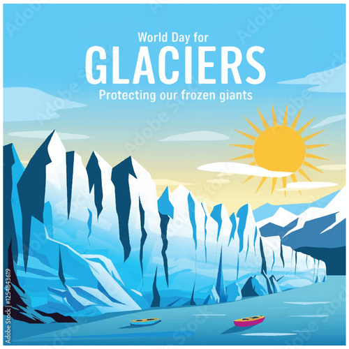 World Day for Glaciers flyer poster image 8.eps
