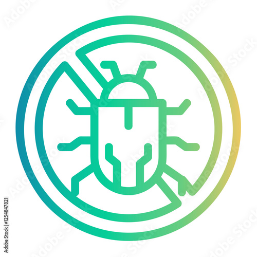 tick Line Gradient Icon