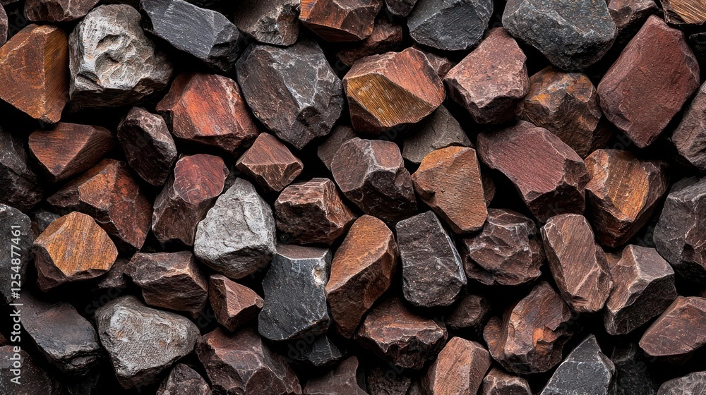 Close Up View Of Red Brown Gray Rocks Close Up View Of Red Brown Gray Rocks