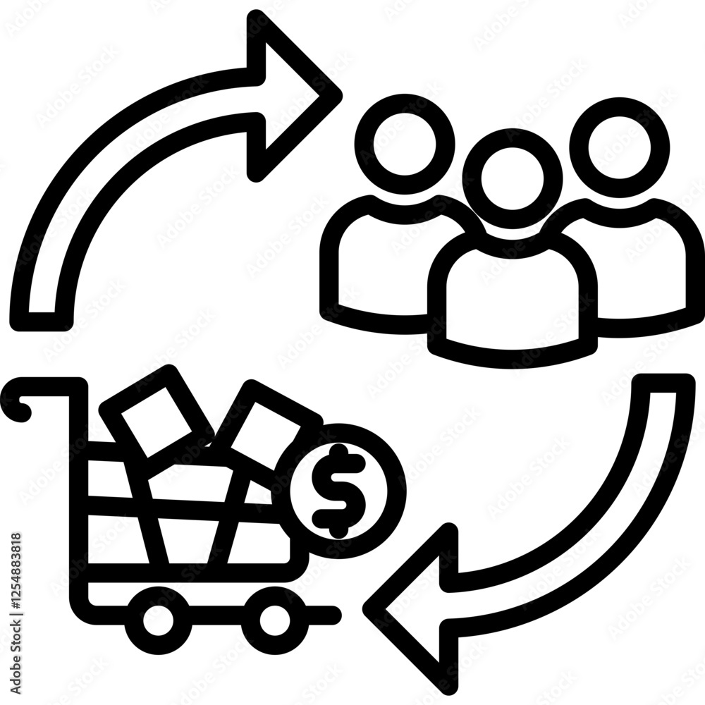 Responsible Consumption line icon Responsible Consumption line icon