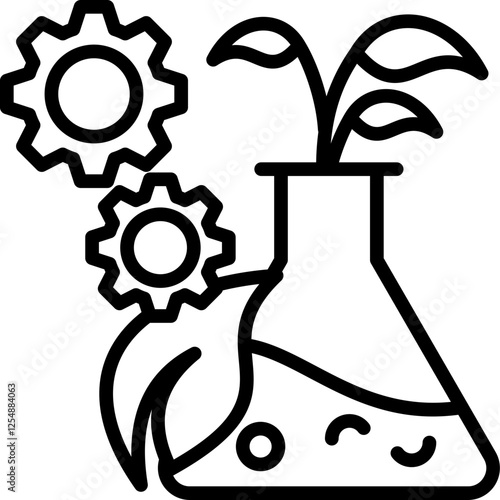Bioengineering line icon