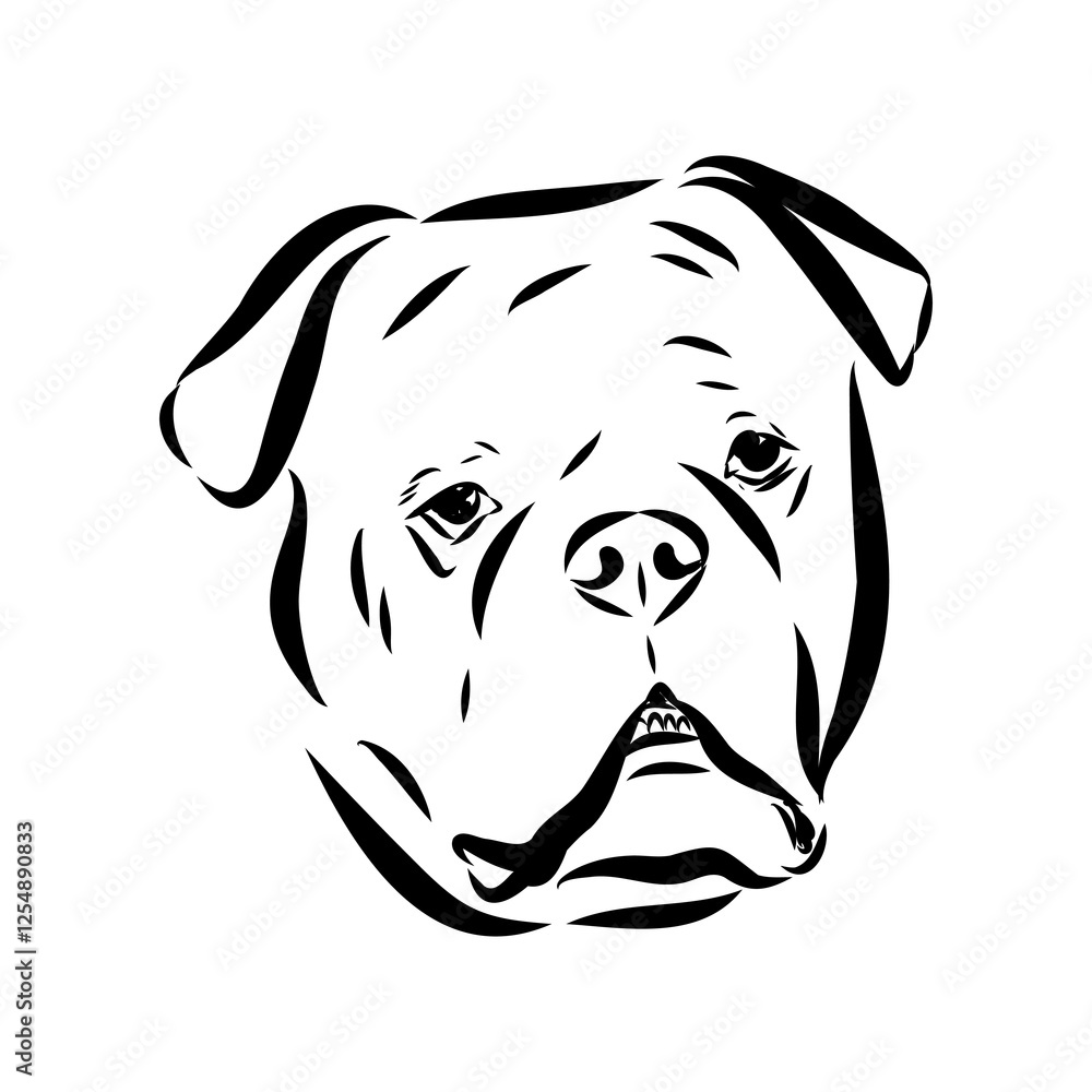 Alapaha Blue Blood Bulldog silhouette design Alapaha Blue Blood Bulldog silhouette design