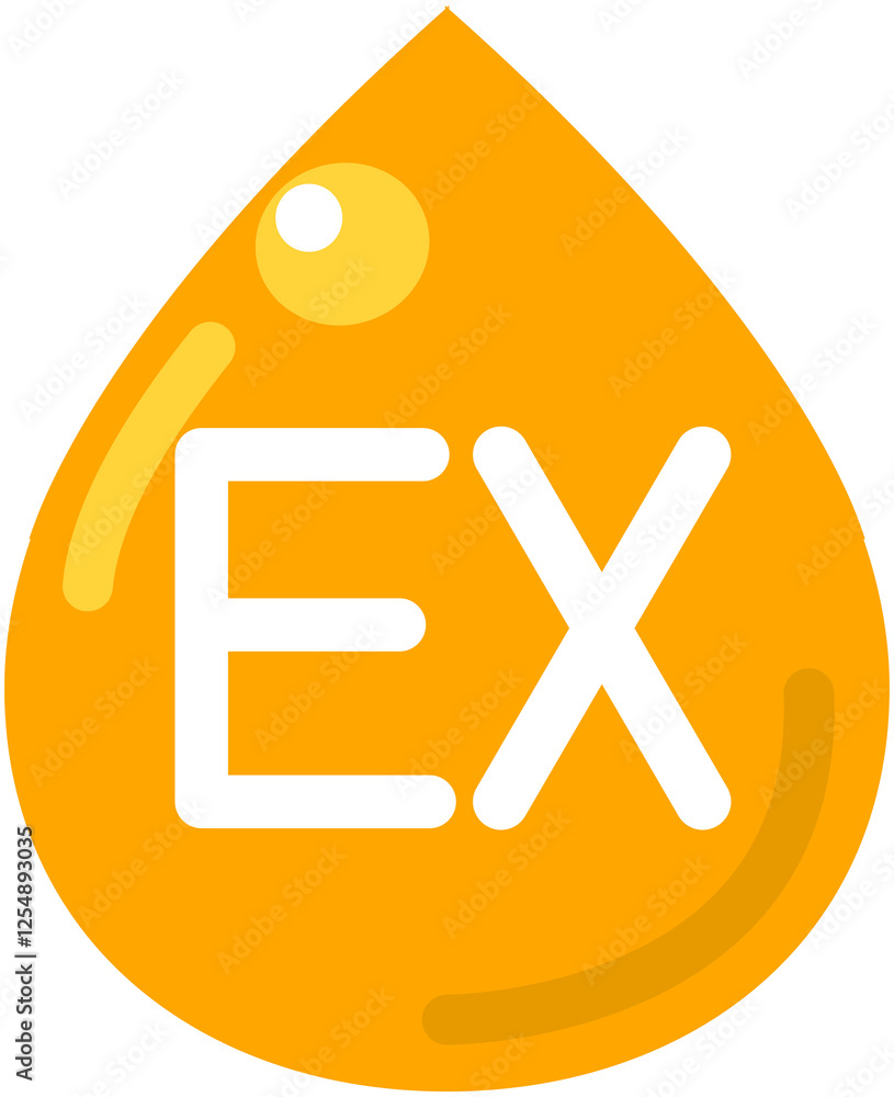 Obraz premium EX line icon 