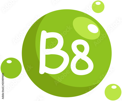 Vitamin B8 Icon  photo