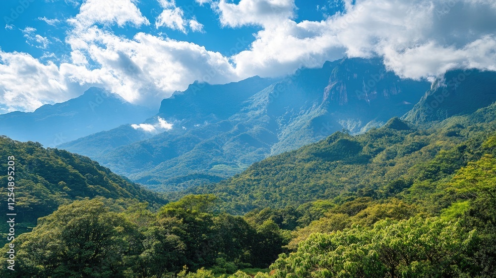 Towering mountain ranges with breathtaking views Towering mountain ranges with breathtaking views