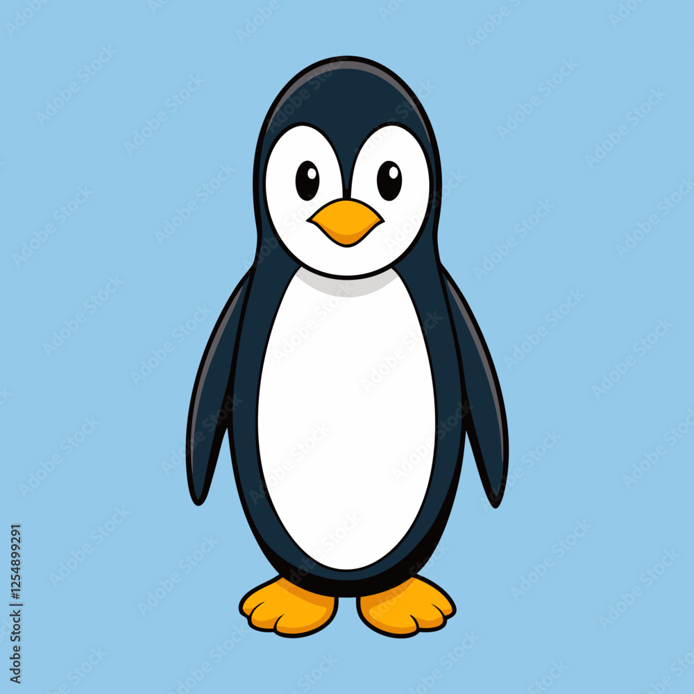 Obraz premium penguin on snow