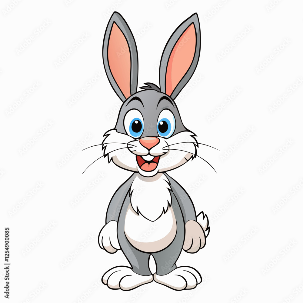 Obraz premium rabbit cartoon vector