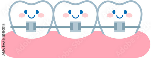 Wallpaper Mural dental braces Torontodigital.ca