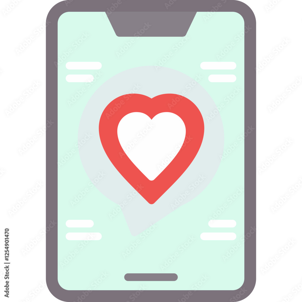 Love Message Icon Love Message Icon