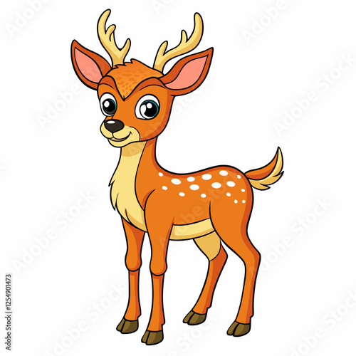 deer cartoon vector