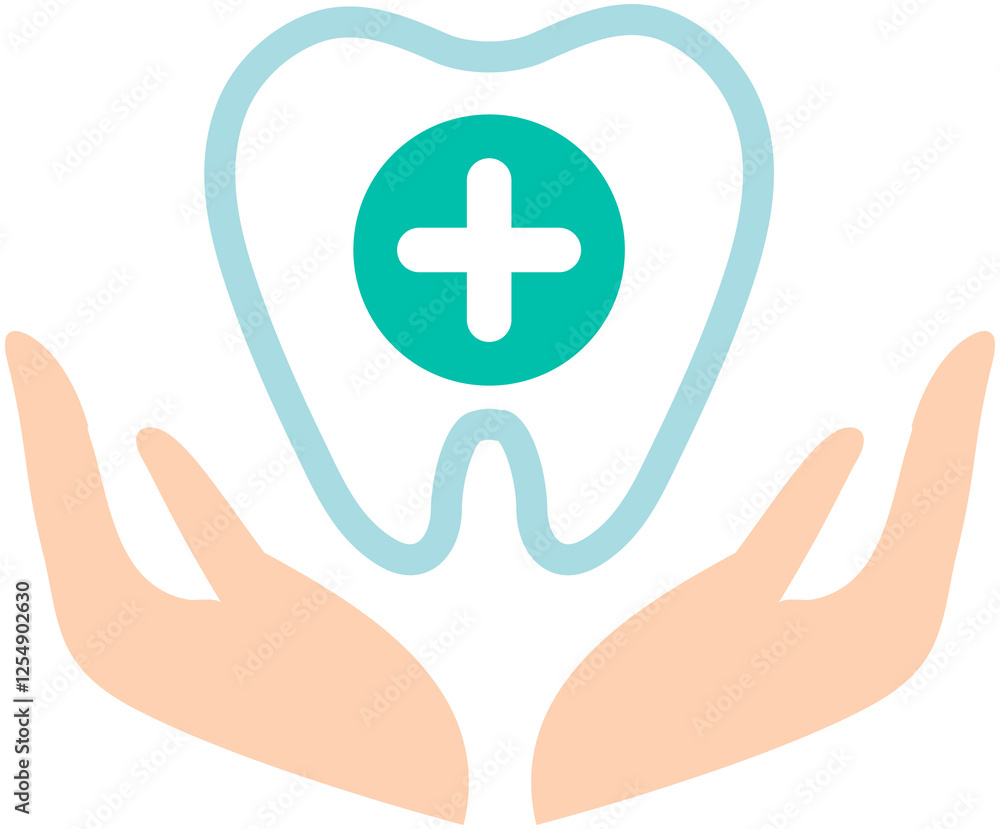Fototapeta premium Dental care logo