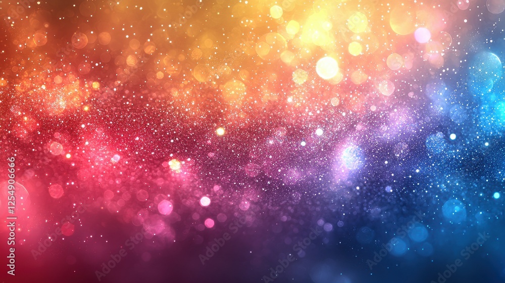 Fototapeta premium Vibrant Colorful Bokeh Background
