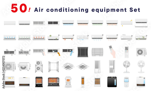 エアコンと冷暖房家電のセット50