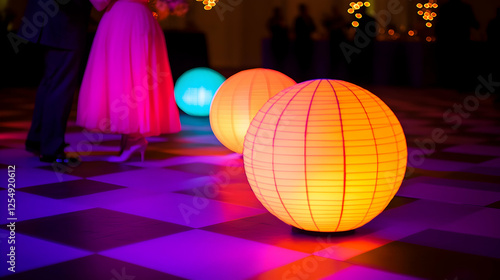 chinese lantern in the night