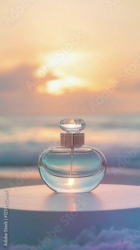product advertising video of a perfume bottle
