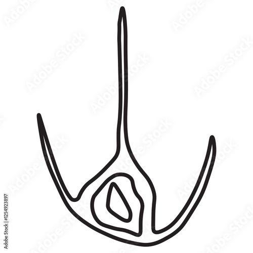 ceratium, ceratium  dinoflagellates line icon