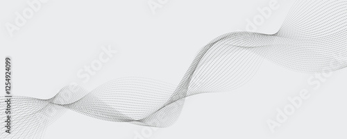 abstract vector background with ribbon