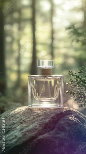 product advertising video of a perfume bottle