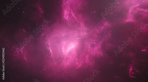 Cosmic Dreams A Universe of Nebula in Abstract Pink Hues and Sparkling Star Field Backgrounds