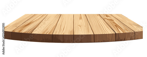 Pine wood table top empty clear surface, transparent png file, rustic wooden texture, clean natural background, isolated wood background, photo-realistic wood, rustic pine texture vector