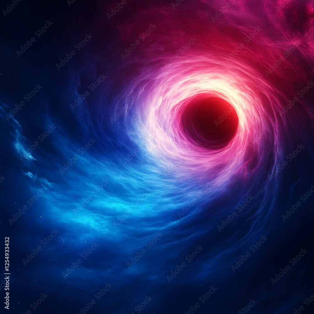 Cosmic Vortex A Mesmerizing Black Hole Illustration Displaying a Swirl of Nebula in Deep Space Cosmic Vortex A Mesmerizing Black Hole Illustration Displaying a Swirl of Nebula in Deep Space