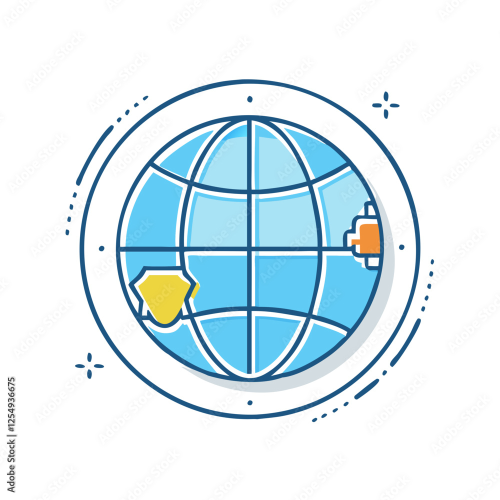 globe icon, globe vector illustration-simple illustration of globe, perfect for globe logos and icons globe icon, globe vector illustration-simple illustration of globe, perfect for globe logos and icons