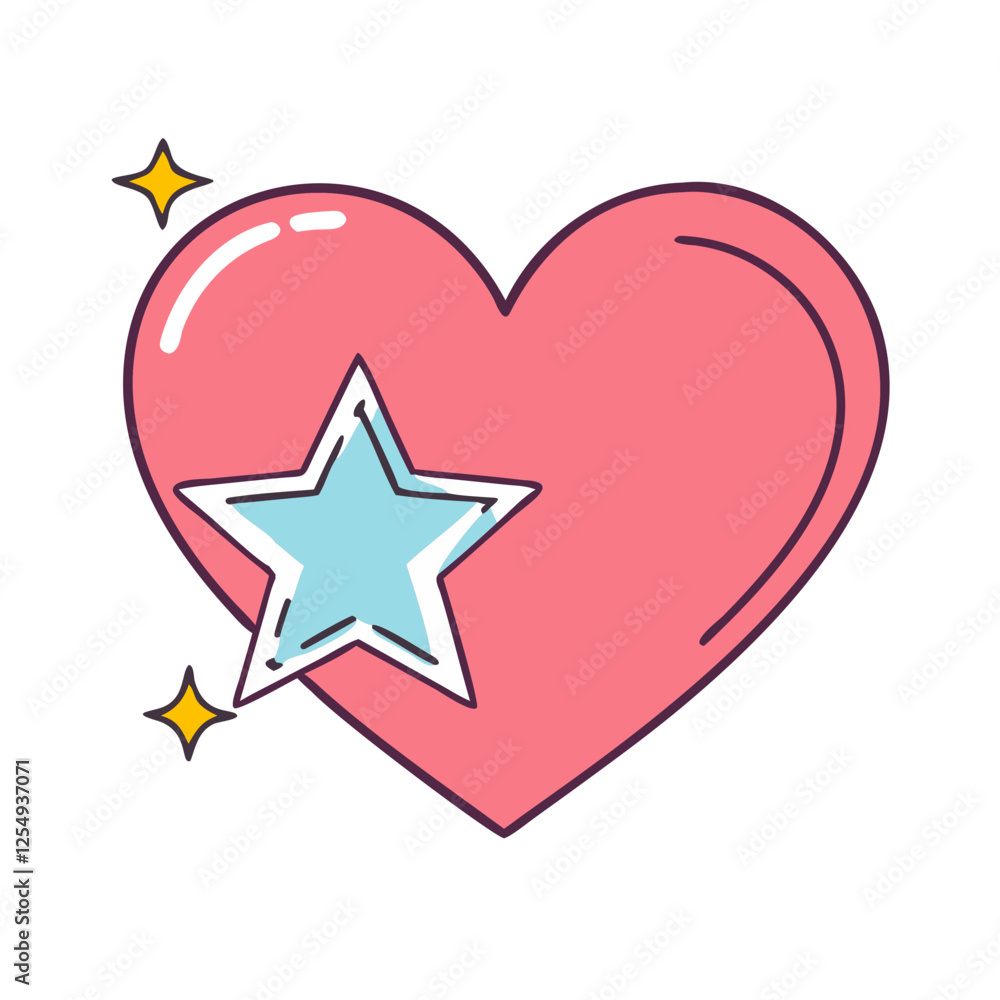 heart with star icon, heart with star vector illustration-simple illustration of heart with star, perfect for heart with star logos and icons heart with star icon, heart with star vector illustration-simple illustration of heart with star, perfect for heart with star logos and icons