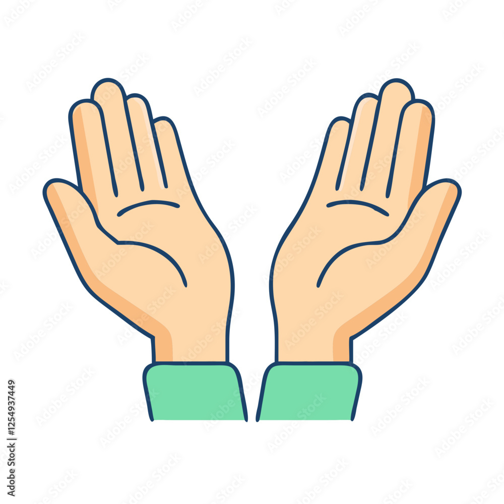 open hands icon, open hands vector illustration-simple illustration of open hands, perfect for open hands logos and icons open hands icon, open hands vector illustration-simple illustration of open hands, perfect for open hands logos and icons