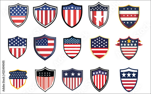 american flag shield