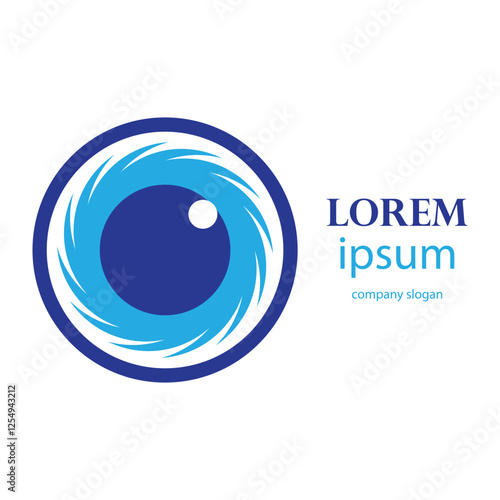 health and eye care logo design