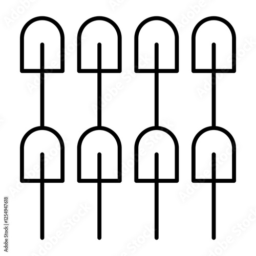 Acupuncture outline icon