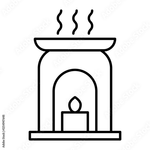 Aromatherapy outline icon