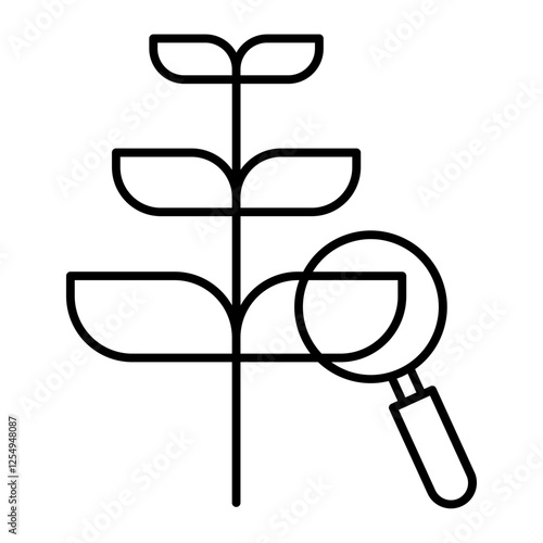 Herbal outline icon